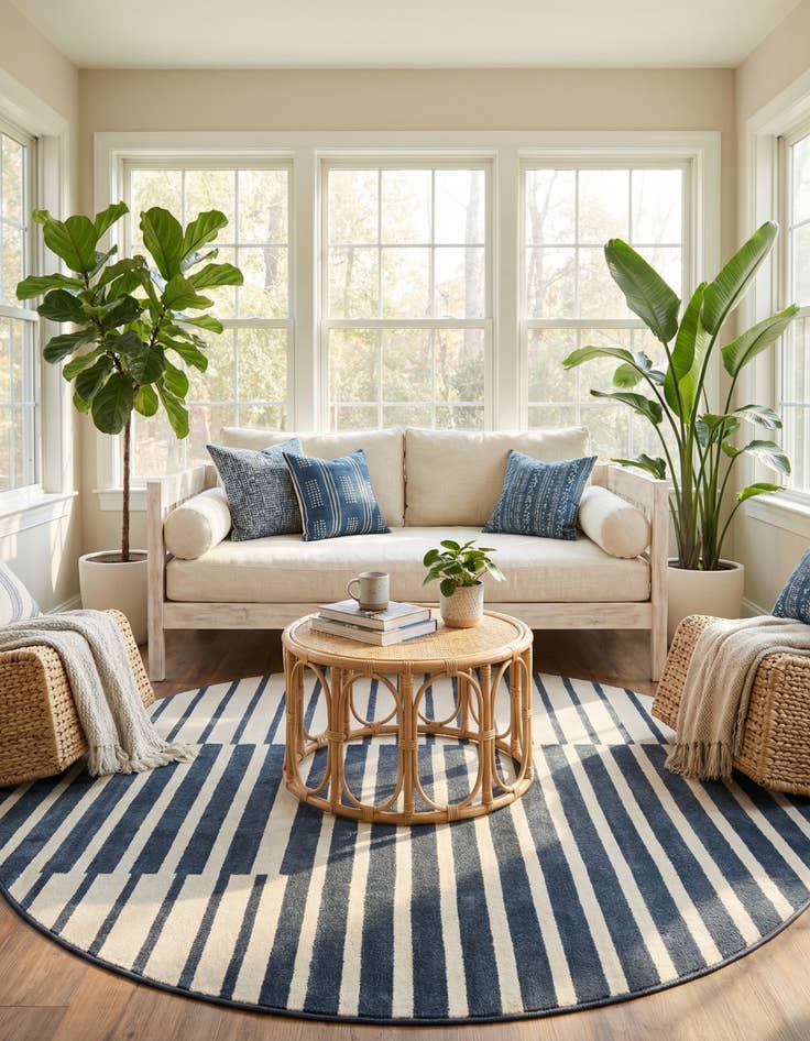 Detail image of 10' x 10' Oslo Round Rug