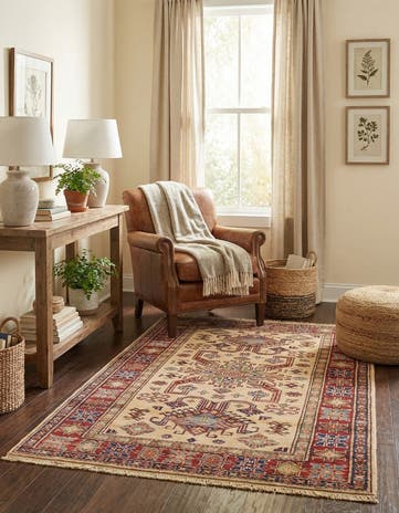 3' 2 x 5' Hand Knotted Kazak Oriental Rug