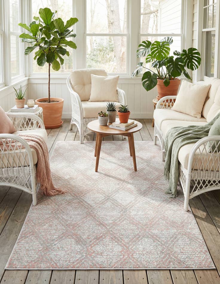 Detail image of 4' x 6' Kamala Washable Rug