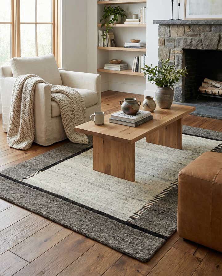 4' x 6' Hand Knotted Tibet Wool Rug