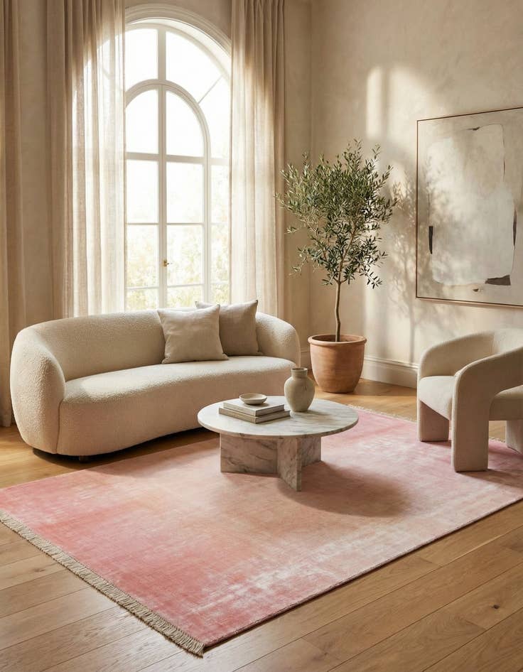 Detail image of 5' 7 x 7' 11  Hand Knotted Darya Wool Rug