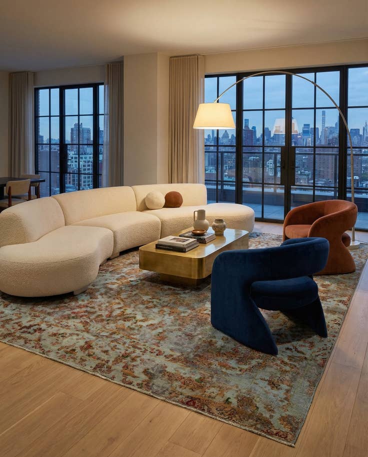 Detail image of 8' 1 x 11' 2 Vintage Royal Wool Rug