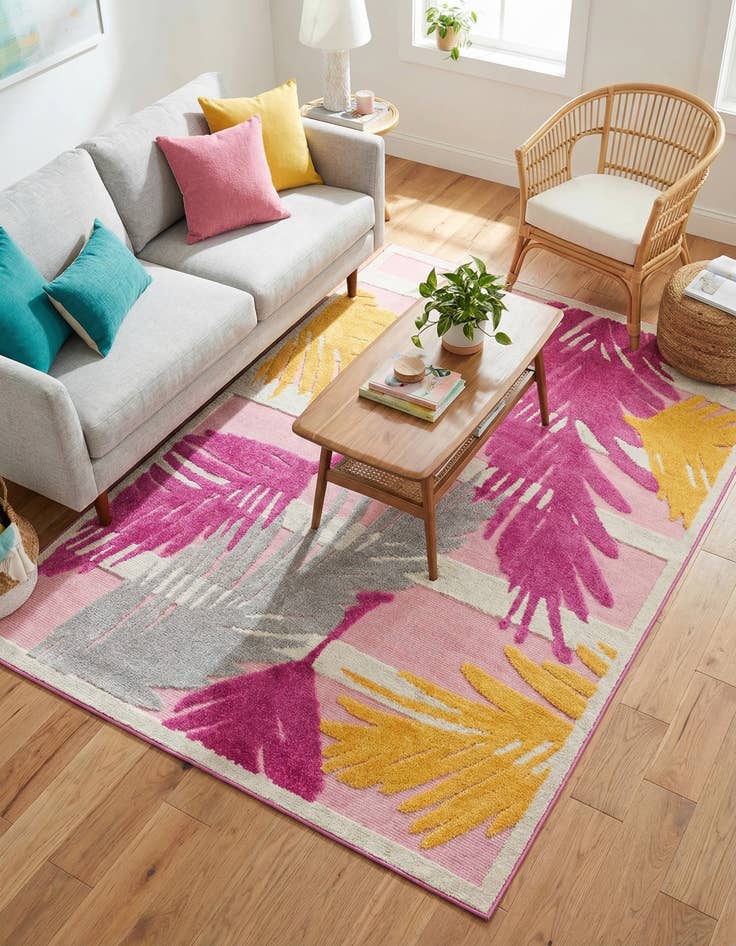 Detail image of 5' 3 x 8'  Washable Aruba Indoor / Outdoor Rug