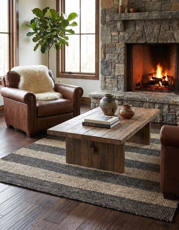4' 7 x 6' 8 Hand Knotted Kashkuli Gabbeh Rug
