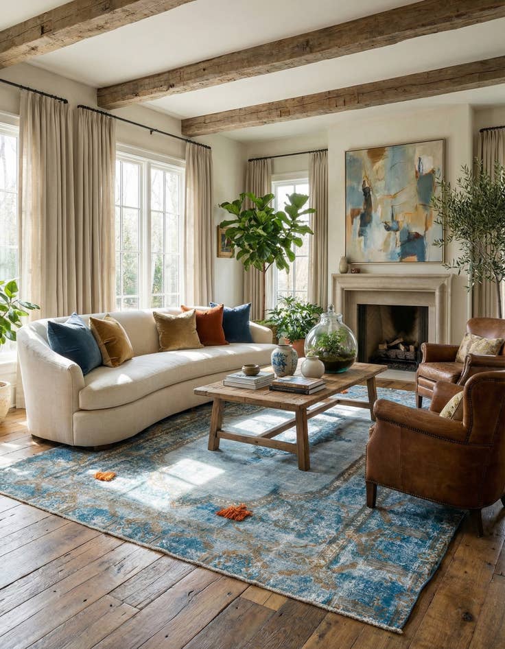 Detail image of  10' x 12' 6  Hand Knotted Ultra Vintage Persian Wool Rug