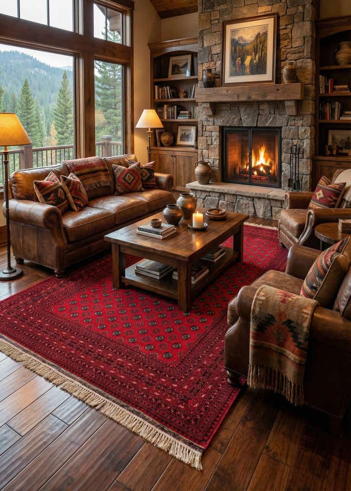 6' 6 x 10' 1 Hand Knotted Afghan Akhche Oriental Wool Rug