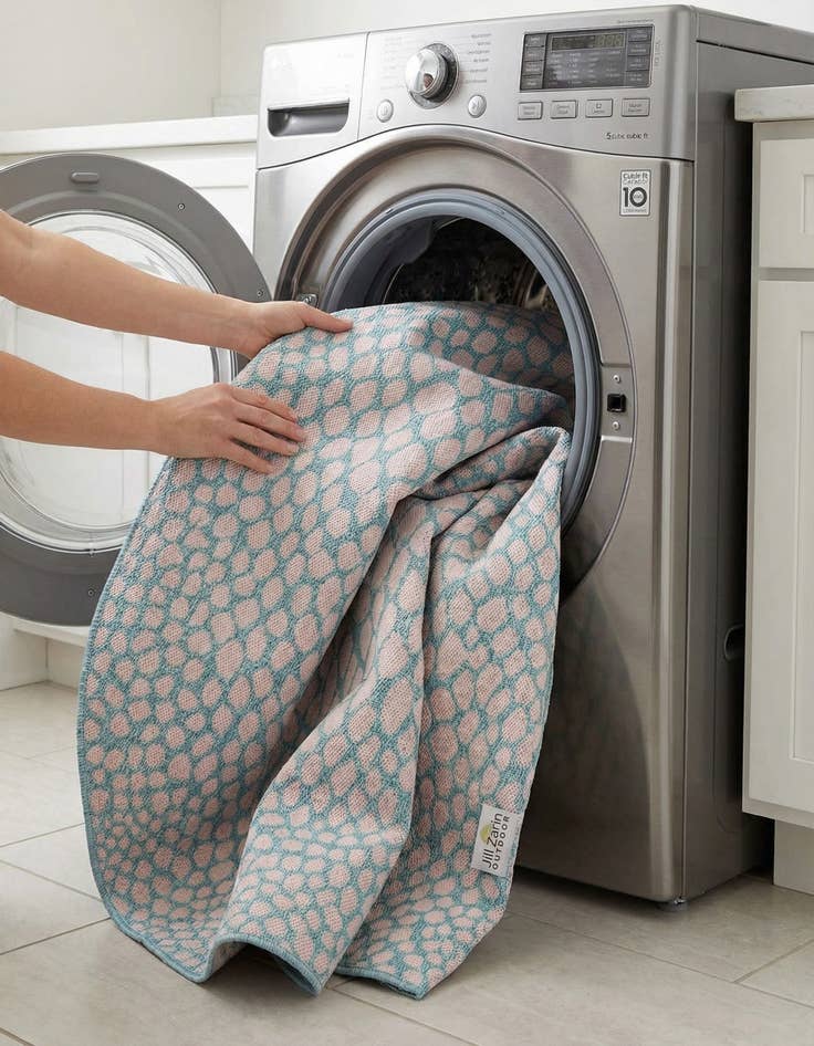 Detail image of 6' 7 x 6' 7  Washable Jill Zarin Cape Town Indoor / Outdoor Round Rug