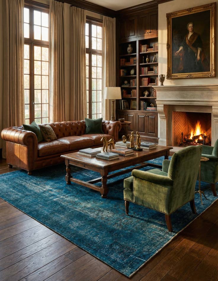 Detail image of  9' 3 x 12' 1  Hand Knotted Ultra Vintage Persian Wool Rug