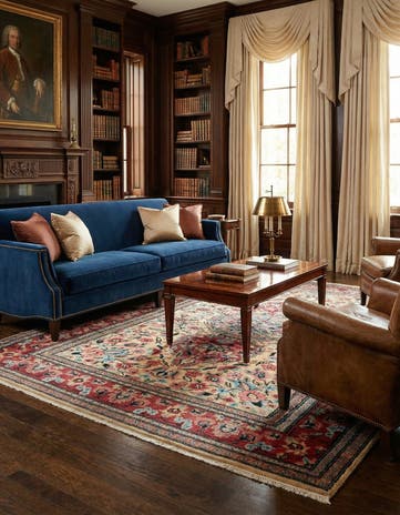 4' 4 x 6' 2 Hand Knotted Bokhara Oriental Rug