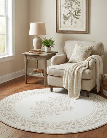 6' x 6' Hermitage Round Rug