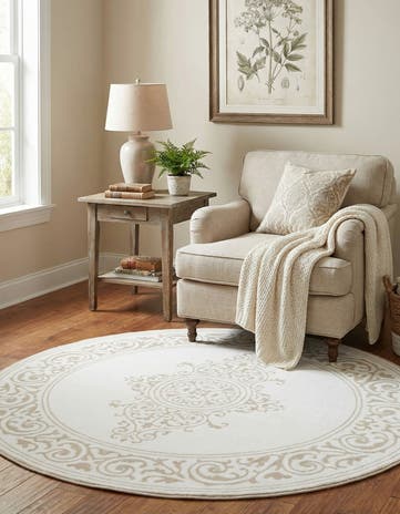 6' x 6' Hermitage Round Rug