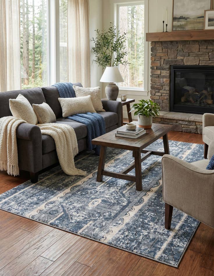 Detail image of  5' 3 x 8' Oregon Rug