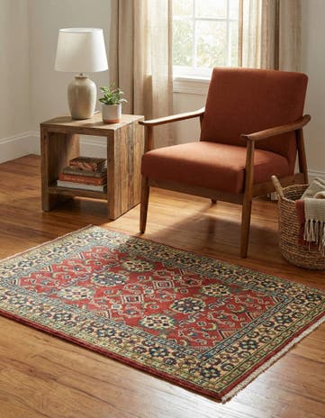2' 9 x 4' 1 Hand Knotted Kazak Rug