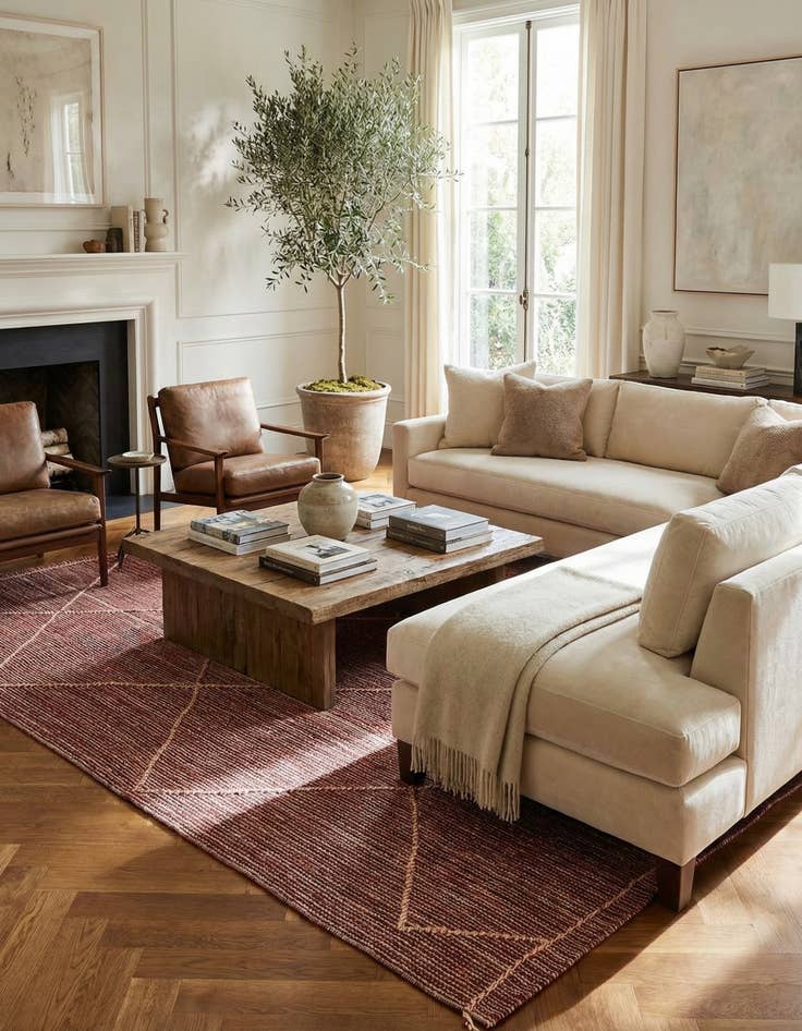 Detail image of 8' 7 x 12'  Hand Knotted Darya Wool Rug