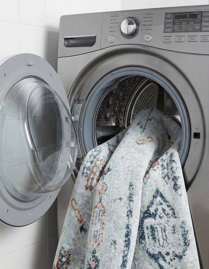 Detail image of  5' 3 x 5' 3 Kamala Washable Square Rug