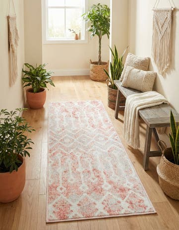 2' x 5' 3 Bohemian Trellis Runner Rug