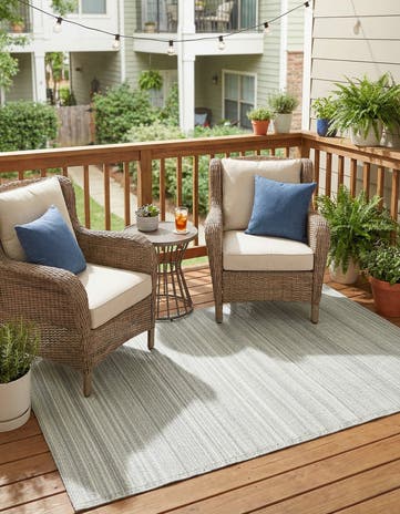 4' x 6' Easy-Clean Vista Breeze Indoor / Outdoor Rug