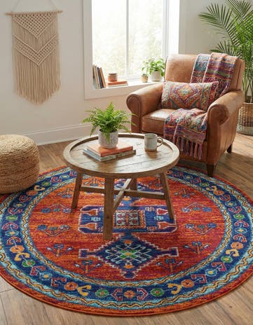 4' x 4' Calypso Round Rug