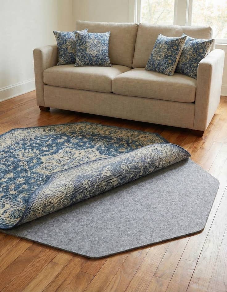 Detail image of 5' x 5' Octagon Everyday Performance Rug Pad