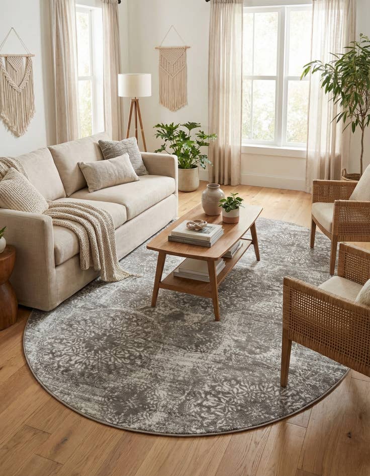 Detail image of  7' 10 x 10' Monte Carlo Oval Rug