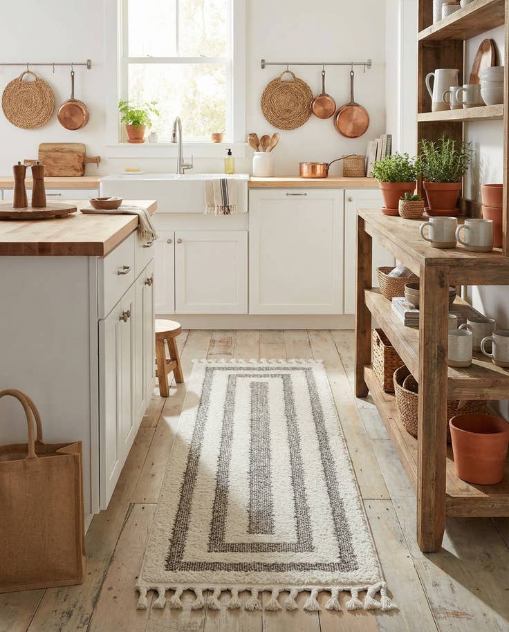 Detail image of 2' x 6' Boho Runner Rug