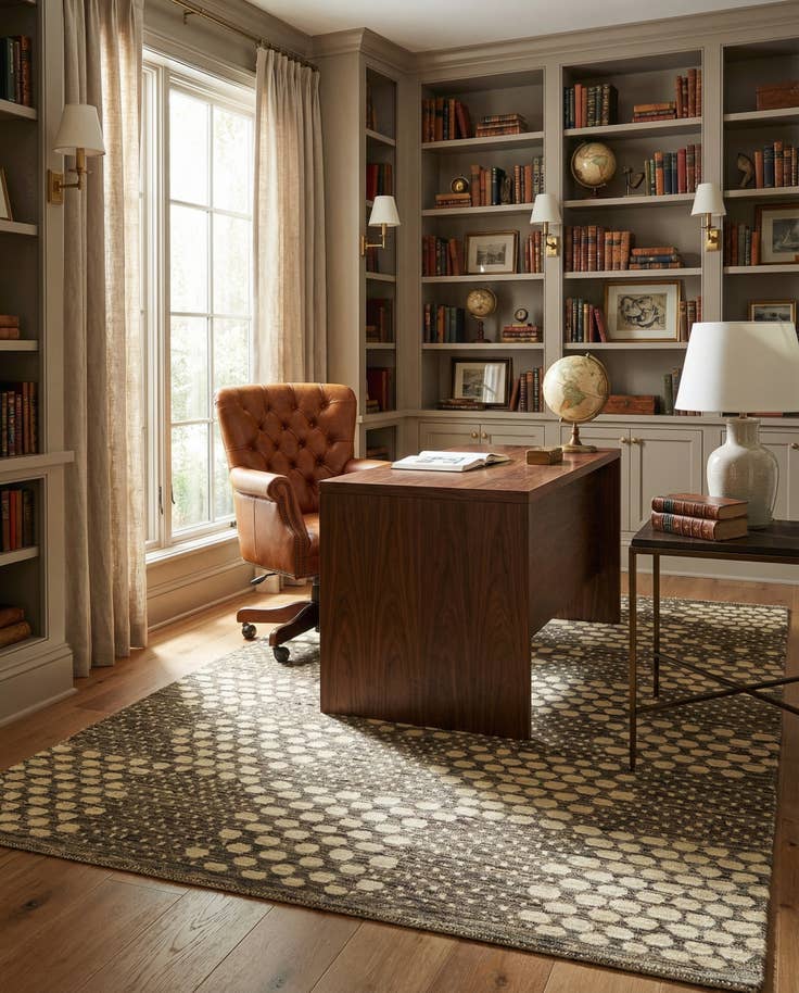 Detail image of 5' 5 x 7' 10 Hand Knotted Kashkuli Rug