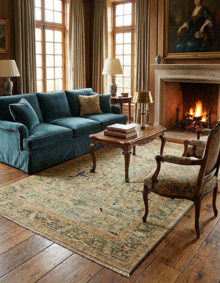 Detail image of 4' 1 x 5' 10 Ariana Ziegler Rug