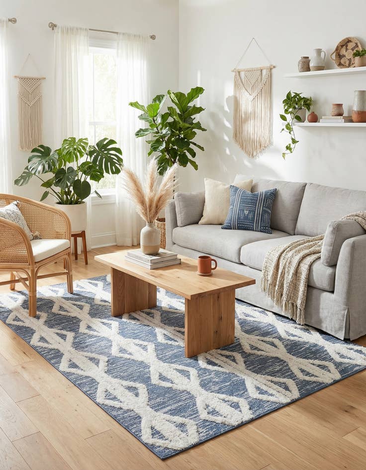 Detail image of 4' 7 x 6' Sabrina Soto Casa Palma Rug