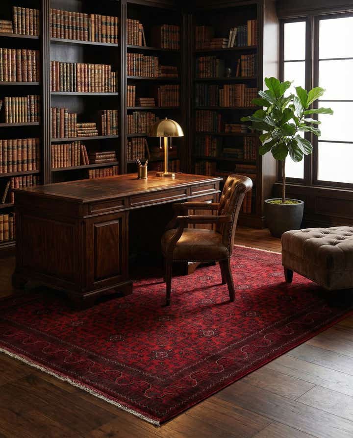 6' 5 x 9' 6 Hand Knotted Khal Mohammadi Wool Rug