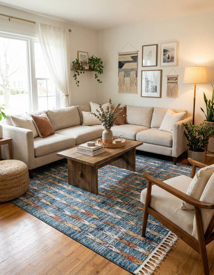 Detail image of 7' 10 x 7' 10 Aramis Square Rug