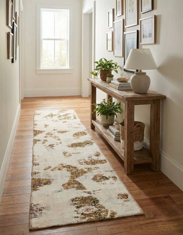 Detail image of 2' 4 x 12' 4  Hand Knotted Ultra Vintage Persian Wool Runner Rug