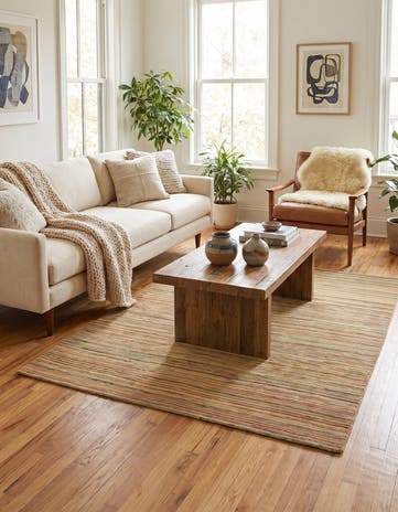 4' 11 x 6' 6 Hand Knotted Modern Ziegler Rug