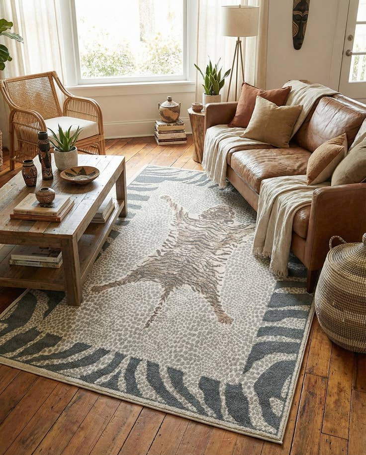 Detail image of 6' x 9' Safari Rug
