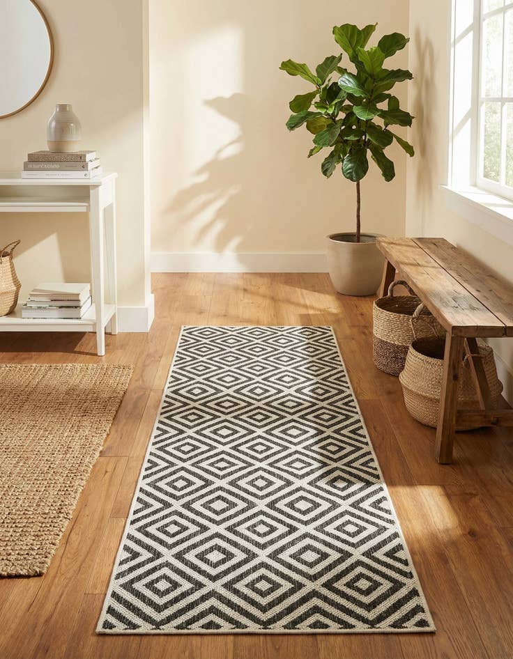 Detail image of 2' x 5' 3 Easy-Clean Jill Zarin Costa Rica Indoor / Outdoor Runner Rug