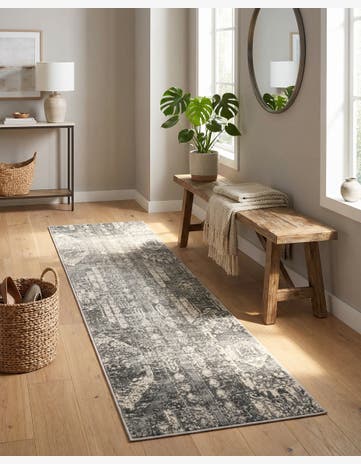 Gray Oregon Runner Rug