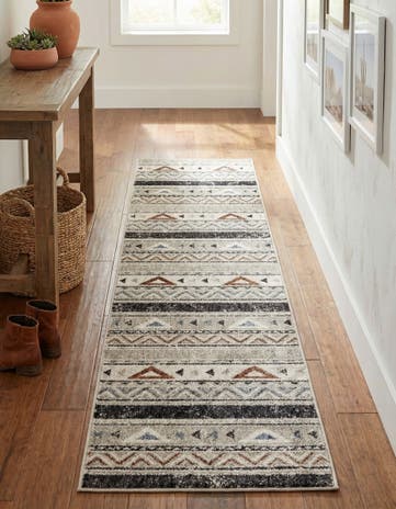 2' x 8' Eco Southwestern Runner Rug
