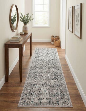 Gray Aarhus Runner Rug