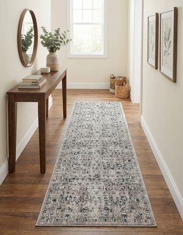 Gray Aarhus Runner Rug