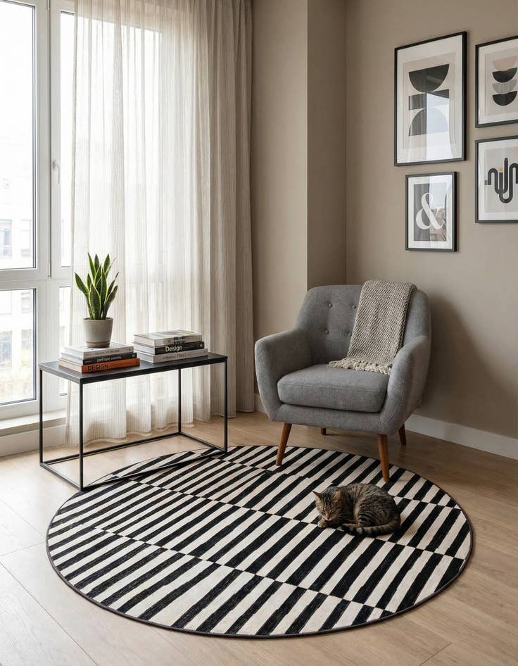 Detail image of  3' 7 x 3' 7 SoHo Round Rug