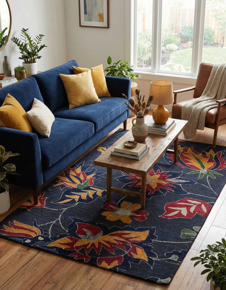 Detail image of 5' 1 x 8' 1 Luna Rug