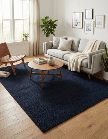 7' 10 x 10' Hand Woven Lana New Zealand Wool Rug