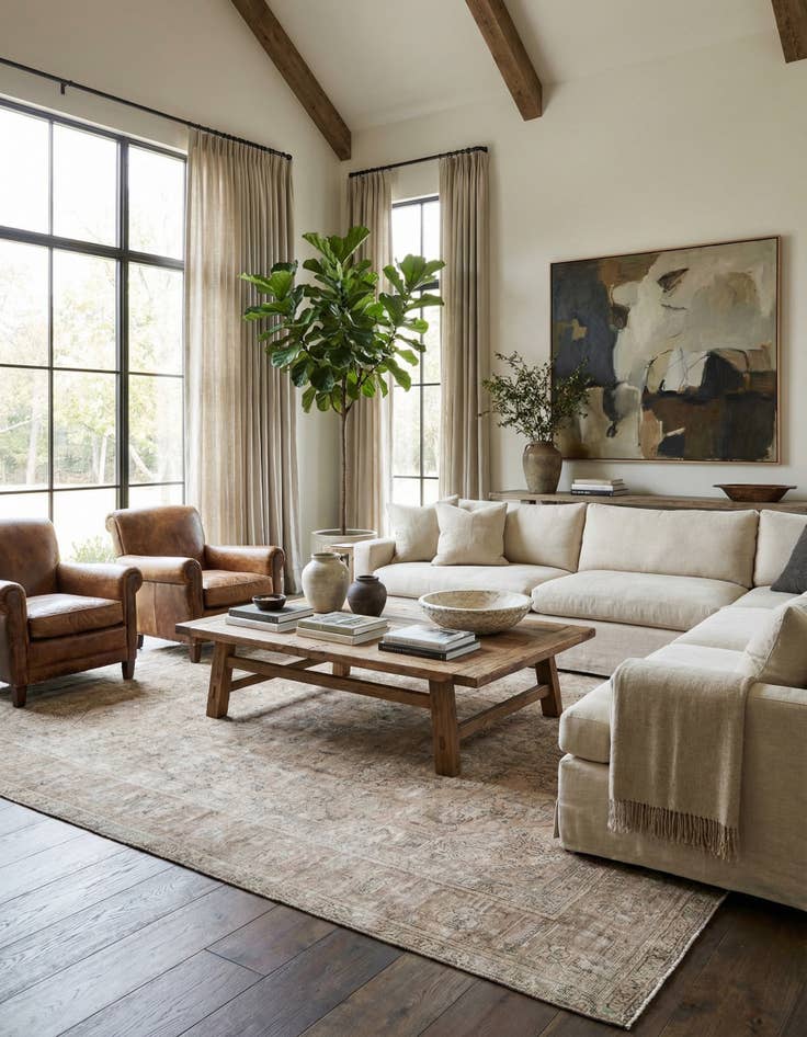 Detail image of 9' 5 x 12' 5  Hand Knotted Ultra Vintage Persian Wool Rug