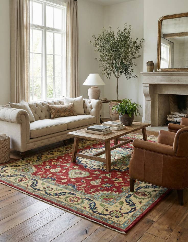 Detail image of 6' x 9'  Hand Knotted Kazak Rug