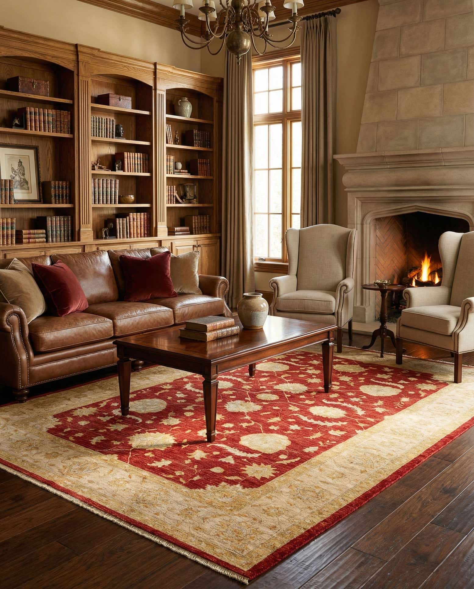 6' 7 x 9' 6 Ziegler Wool Rug