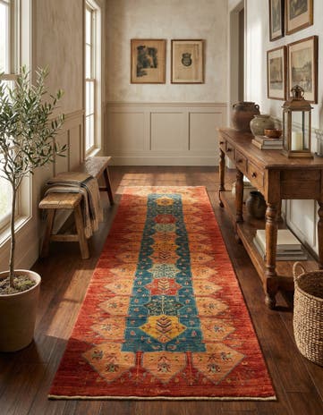 2' 11 x 9' 11 Luribaft Wool Runner Rug