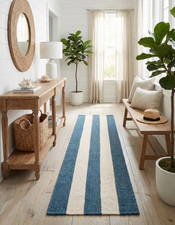 2' x 8' Hand Woven Jill Zarin Hamptons Runner Rug