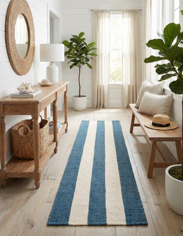 2' x 8' Hand Woven Jill Zarin Hamptons Runner Rug