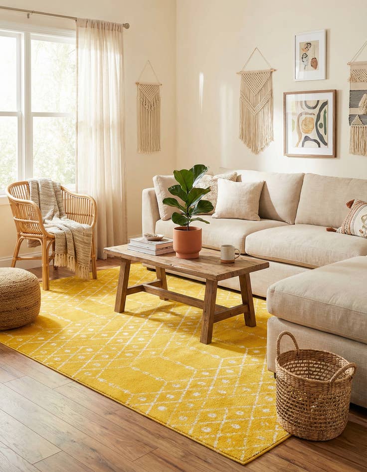 Detail image of  7' 10 x 10' Paxon Trellis Rug