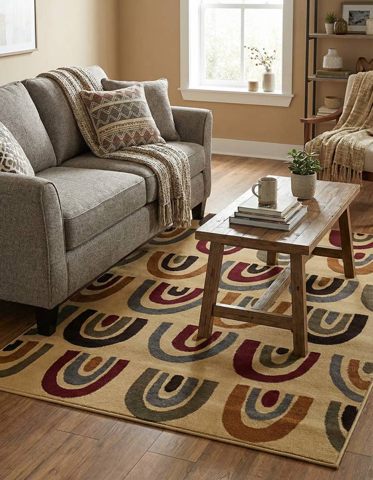 Detail image of 5' 3 x 8' Cafe Rug