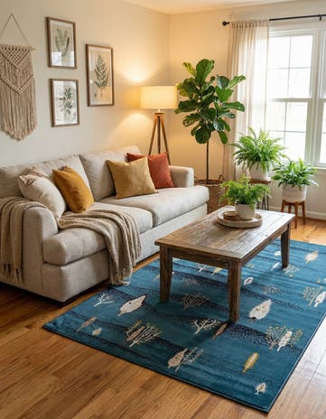 6' 1 x 9' Laguna Rug